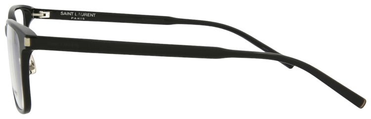 Saint Laurent Square Frame Acetate Optical Frames BlackTransparent