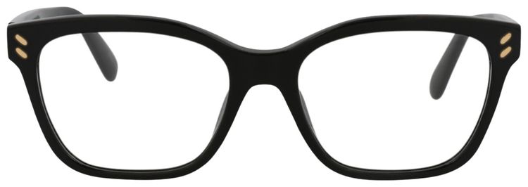 Stella McCartney Square Frame Acetate Optical Frames BlackTransparent