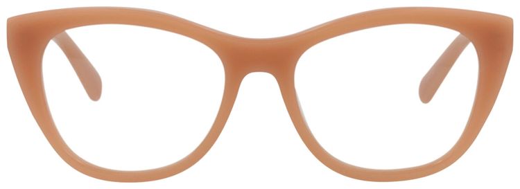 Stella McCartney Cat Eye Frame Acetate Optical Frames BeigeTransparent