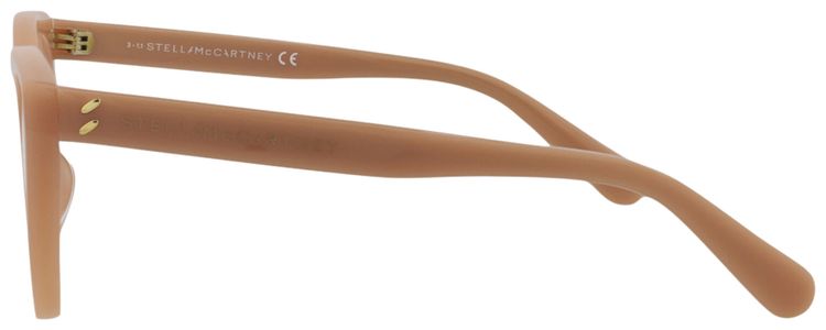 Stella McCartney Cat Eye Frame Acetate Optical Frames BeigeTransparent