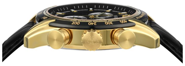 Versace V Ray Strap Watch Gold