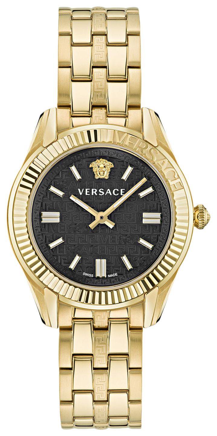 Versace Greca Time Bracelet Watch Gold