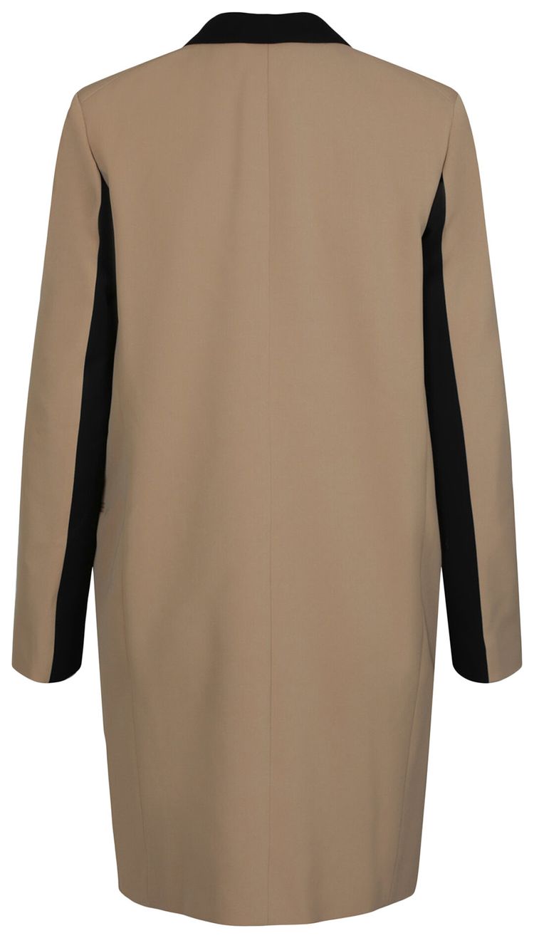 Stella McCartney Colorblock Wool Coat Sugarcane