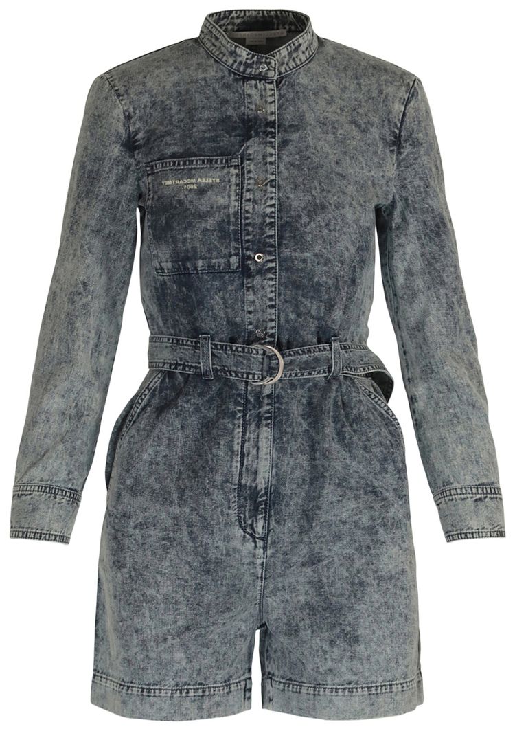 Stella McCartney All In One Denim Jumpsuit Blue