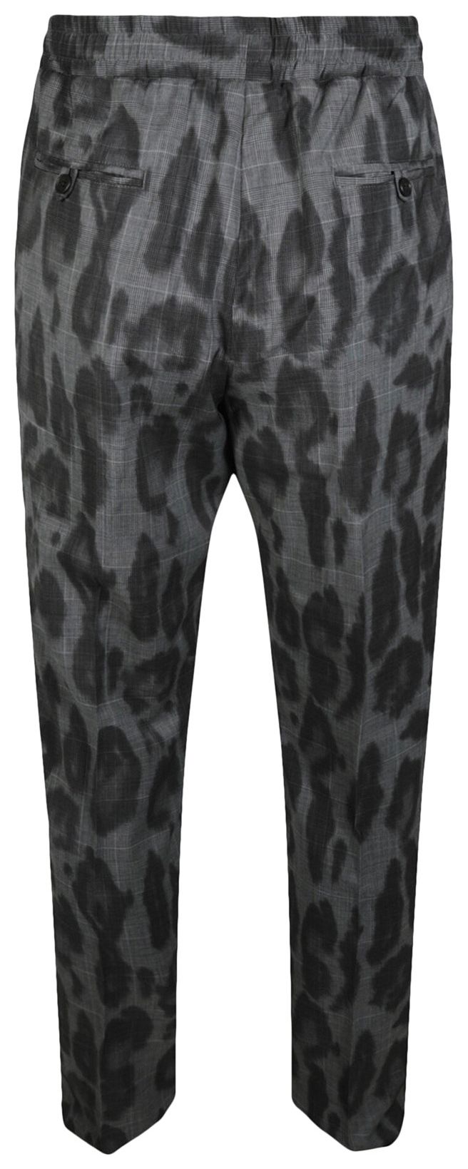 Stella McCartney Leopard Print Piet Trousers BlackGrey