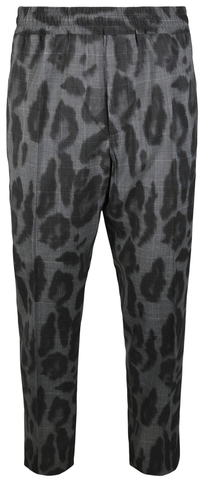 Stella McCartney Leopard Print Piet Trousers BlackGrey