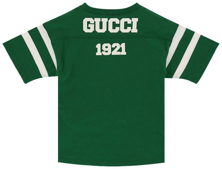 Gucci Short Sleeve Graphic Print T Shirt Green
