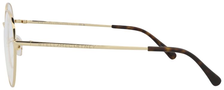 Stella McCartney Round Frame Metal Optical Frames GoldTransparent