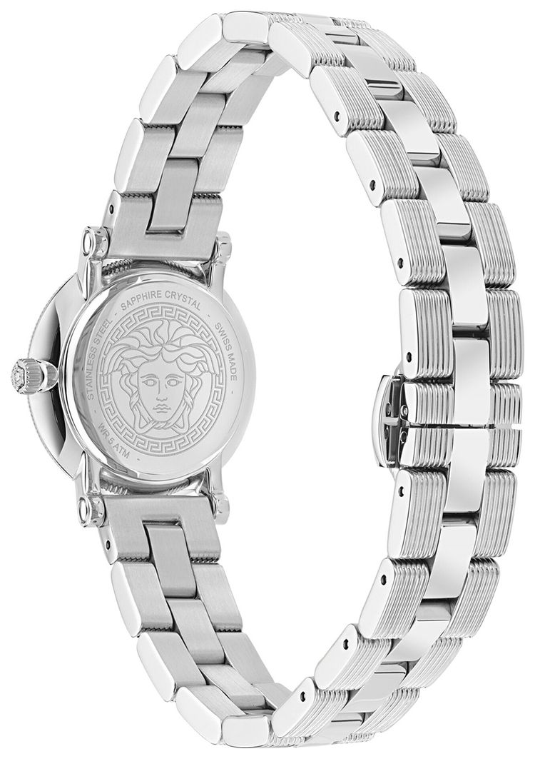 Versace Greca Flourish Petite Bracelet Watch Stainless Steel