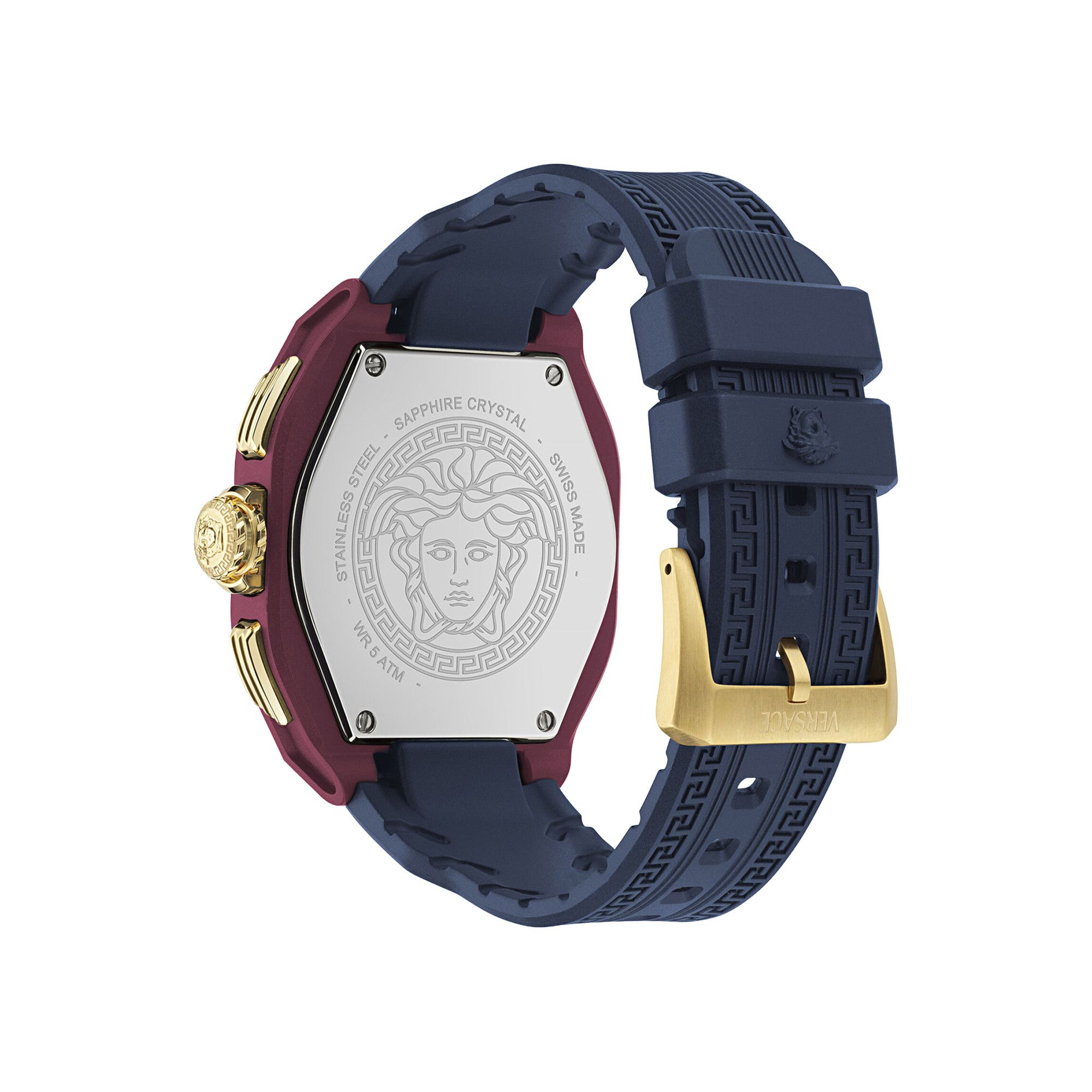 Buy Versace V Legend Ecoceramic Chronograph Watch 'Red