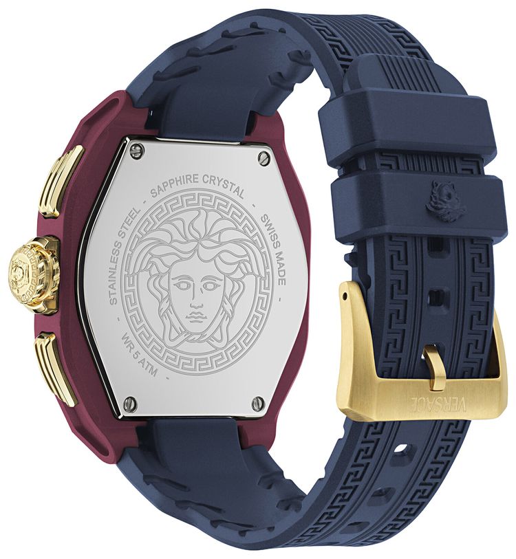 Versace V Legend Ecoceramic Chronograph Watch Red