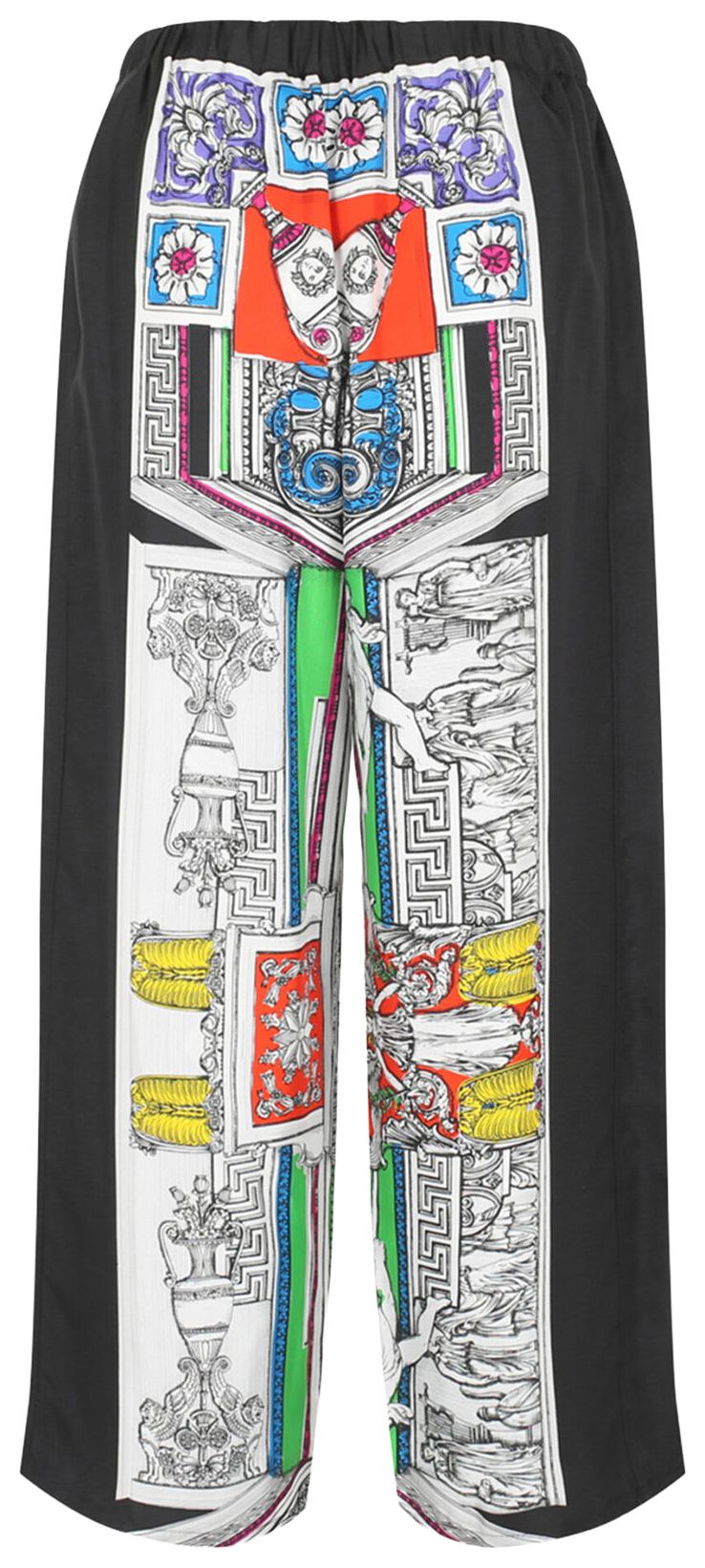 Versace Silk Pants Multicolor
