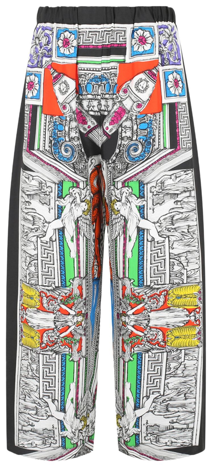 Versace Silk Pants Multicolor