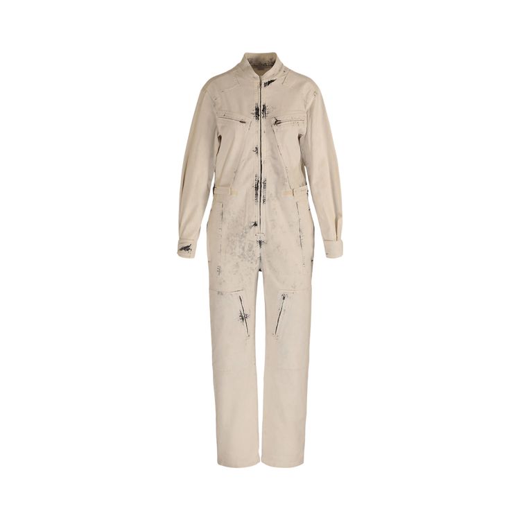 Stella McCartney All In One Galaxi Wash Jumpsuit IvorySmoke