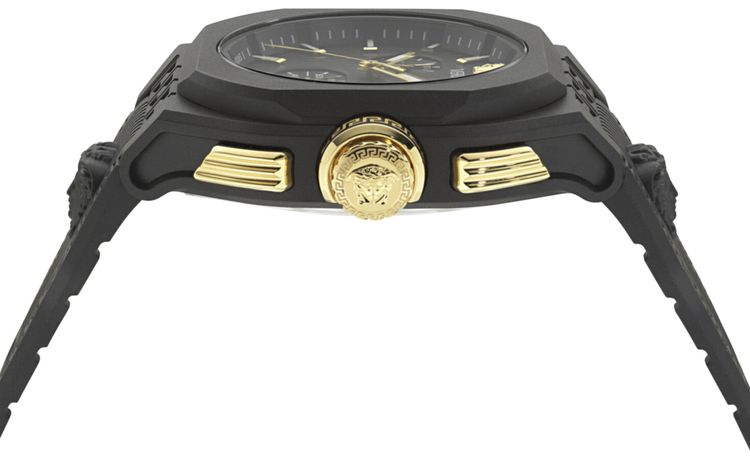 Versace V Legend Chrono Ecoceramic Watch Black