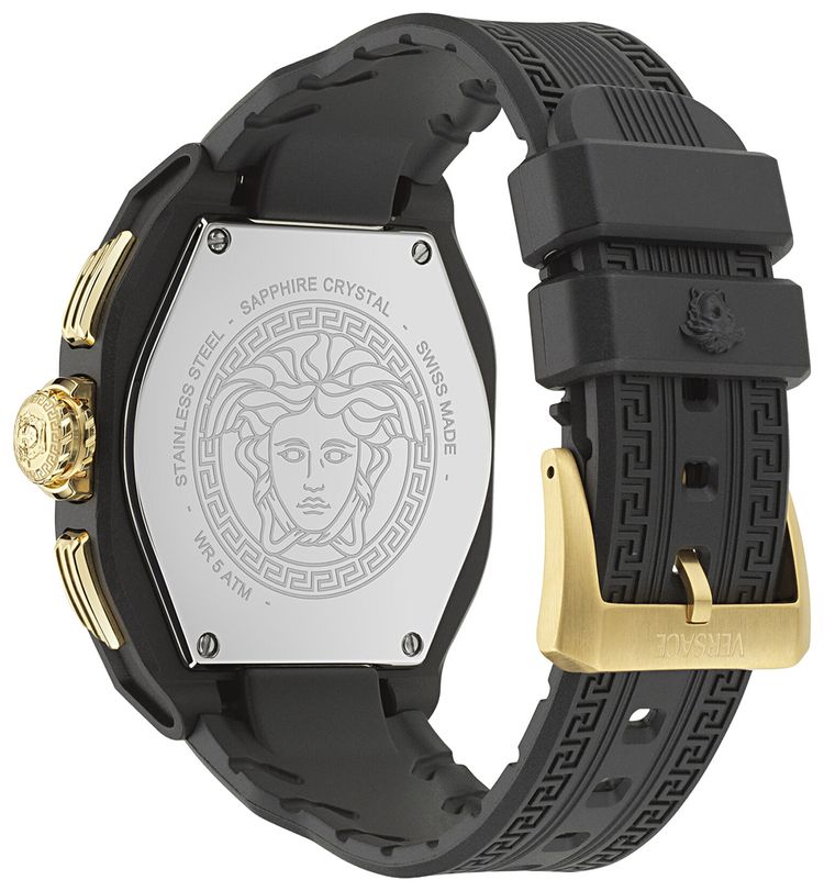 Versace V Legend Chrono Ecoceramic Watch Black