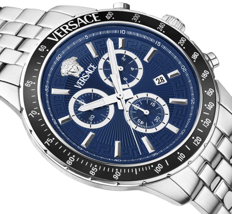 Versace Sport Chrono Bracelet Watch Stainless Steel