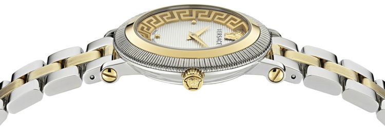 Versace Greca Flourish Bracelet Watch Two Tone