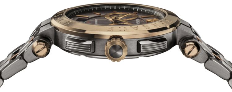 Versace Aion Chrono Bracelet Watch Bronze