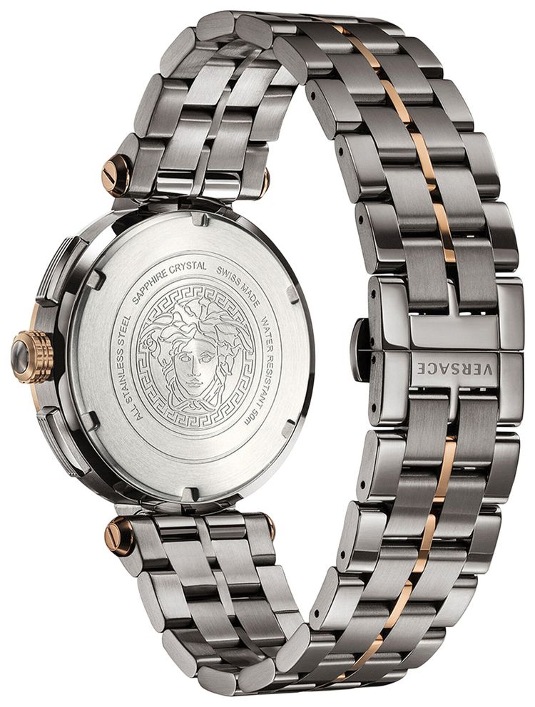 Versace Aion Chrono Bracelet Watch Bronze