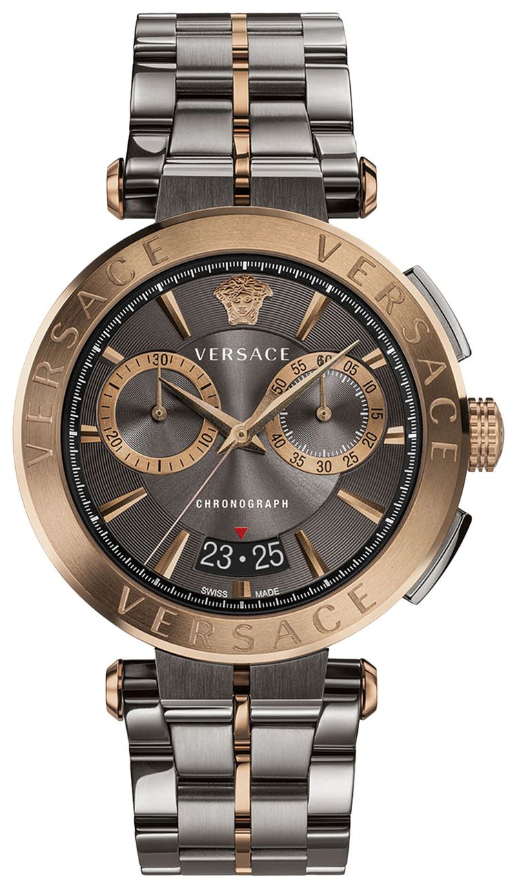 Versace Aion Chrono Bracelet Watch Bronze