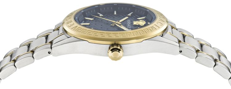 Versace V Code Bracelet Watch Two Tone