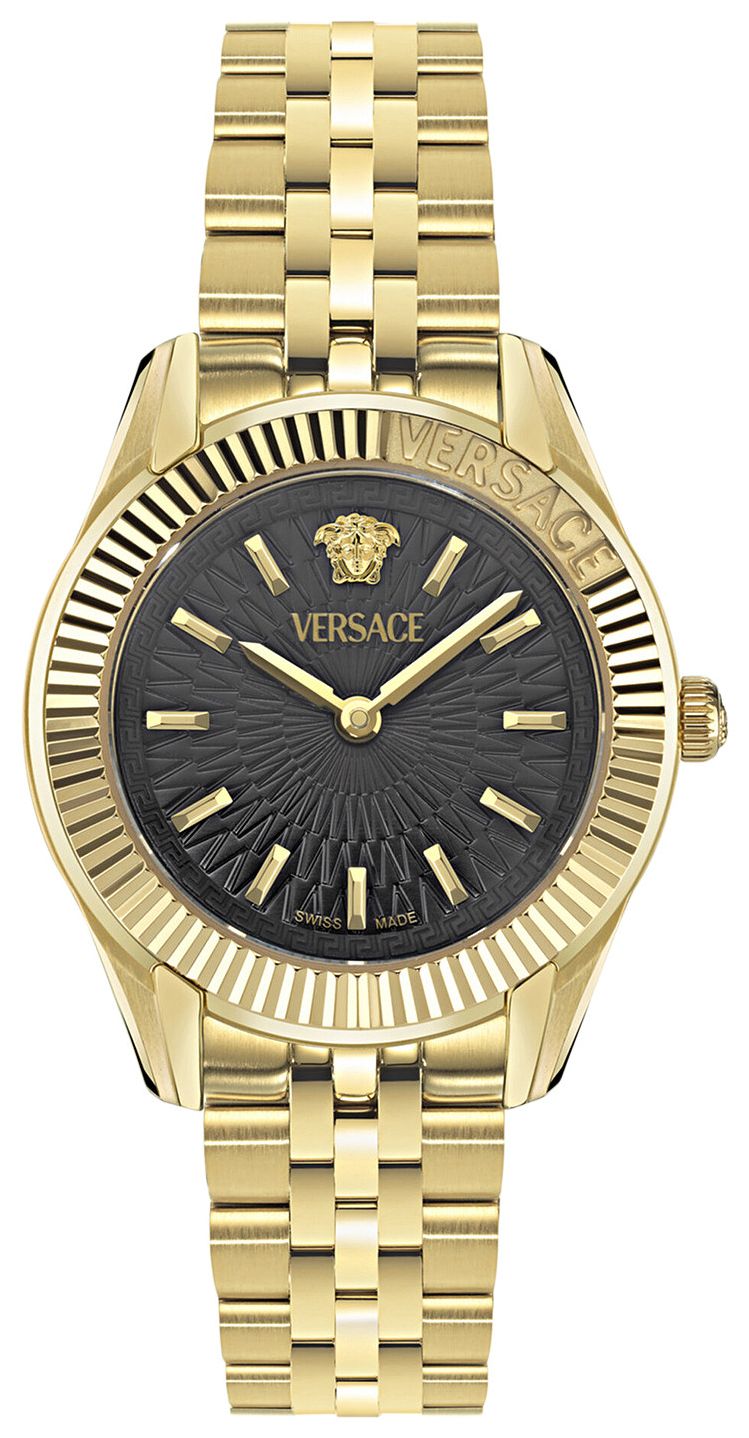 Versace Greca Time Petite Bracelet Watch Gold