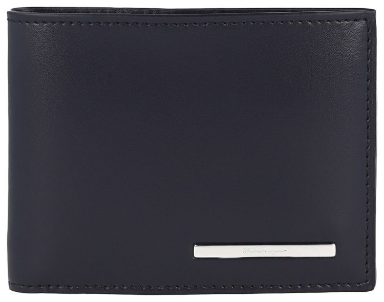 Ferragamo Crosta Bifold Wallet Blue