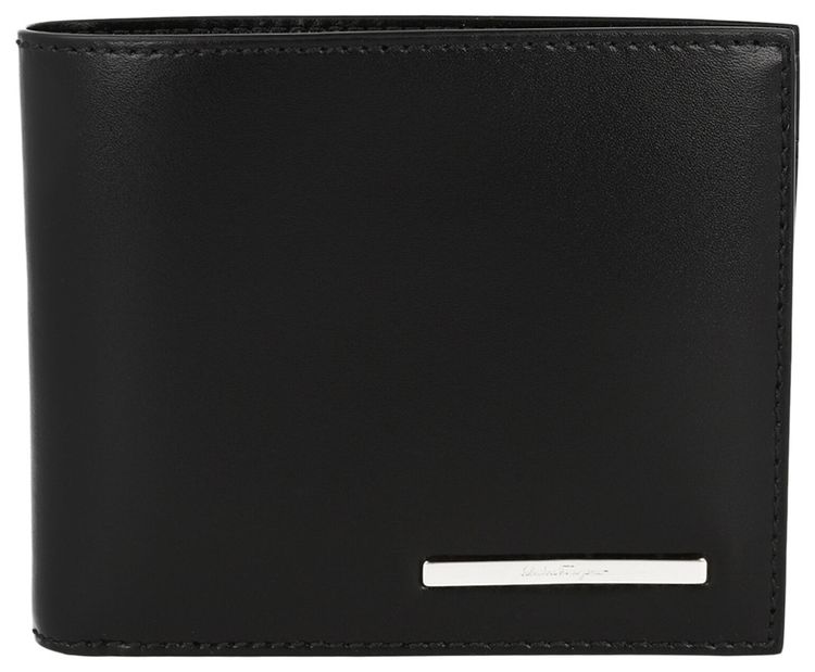 Ferragamo Leather Bifold Wallet Black