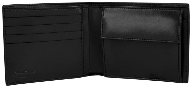 Ferragamo Leather Bifold Wallet Black
