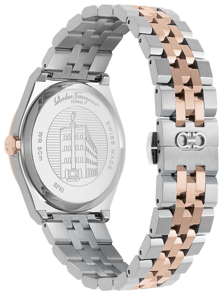 Ferragamo Vega New Bracelet Watch Two Tone