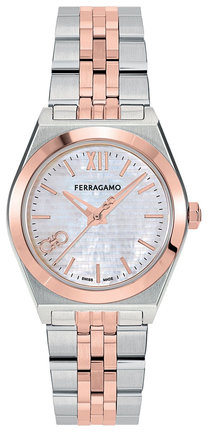 Ferragamo Vega New Bracelet Watch Two Tone