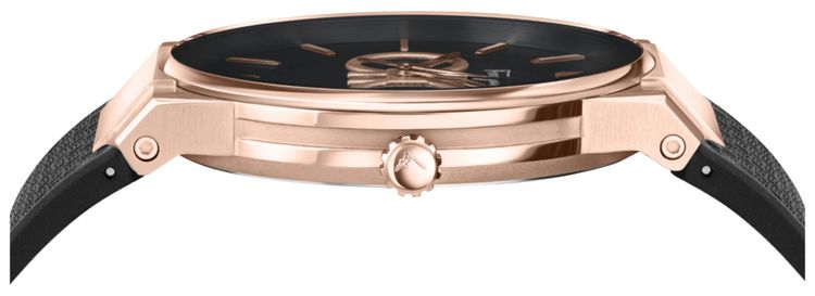 Ferragamo Sapphire Silicone Watch Rose Gold