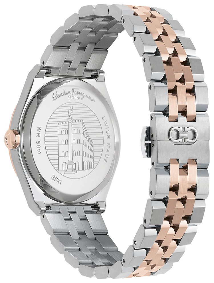 Ferragamo Vega New Diamond Watch Two Tone