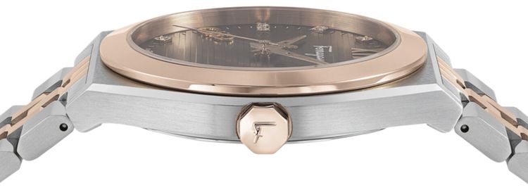 Ferragamo Vega New Diamond Watch Two Tone