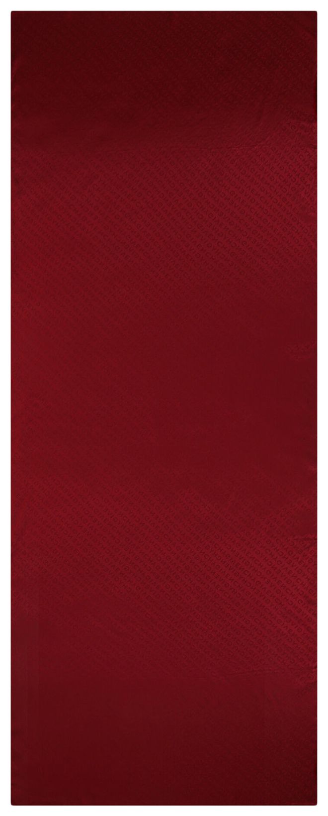 Givenchy Logo Printed Silk Scarf Red