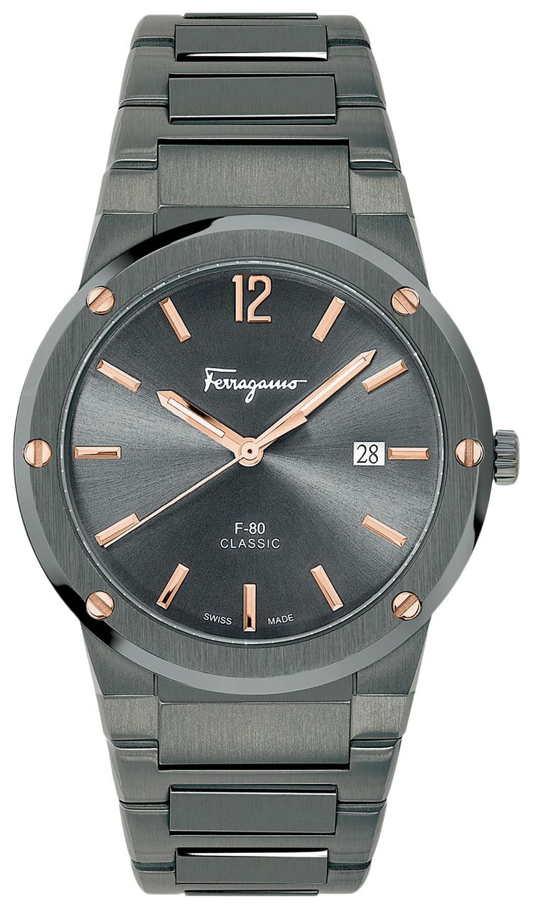 Ferragamo F 80 Classic Bracelet Watch Grey