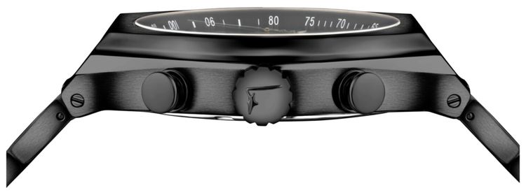 Ferragamo Tonneau Chrono Bracelet Watch Black