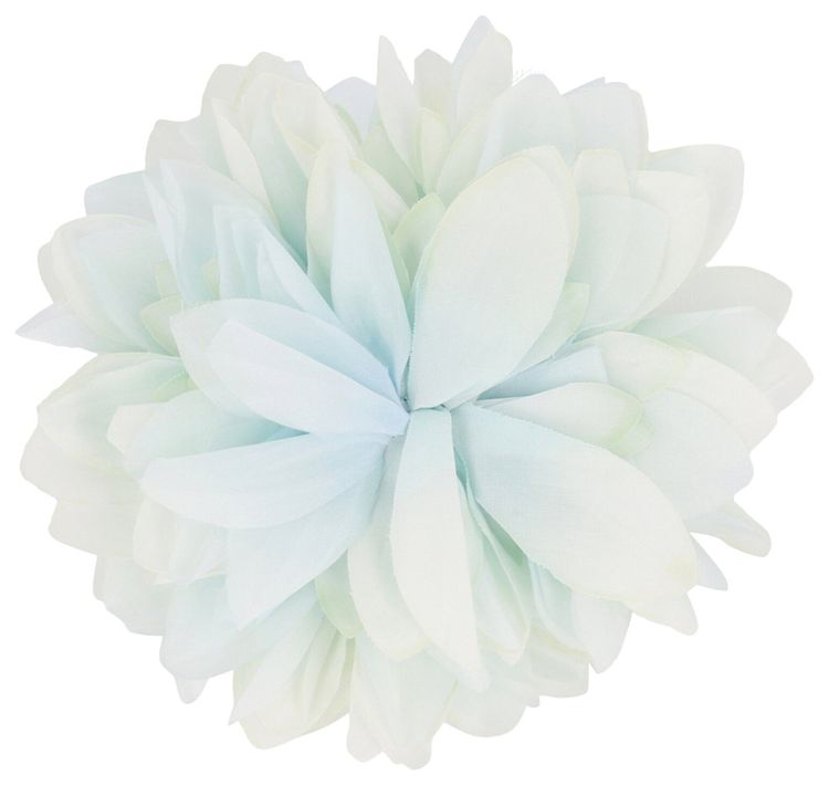 Gucci Flower Silk Brooch Blue