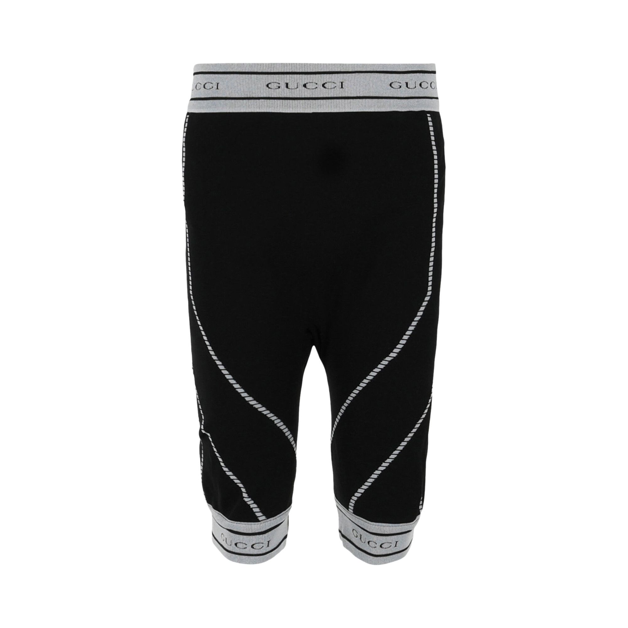 Buy Gucci Jacquard Tubular Jersey Shorts 'Black' - 702557 XJEHG