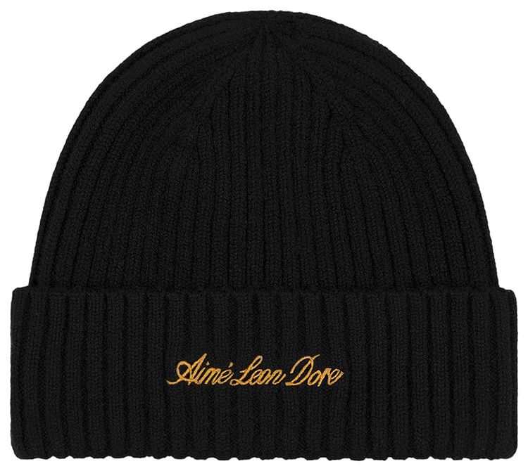 Aime Leon Dore x Porsche Cashmere Beanie Jet Black