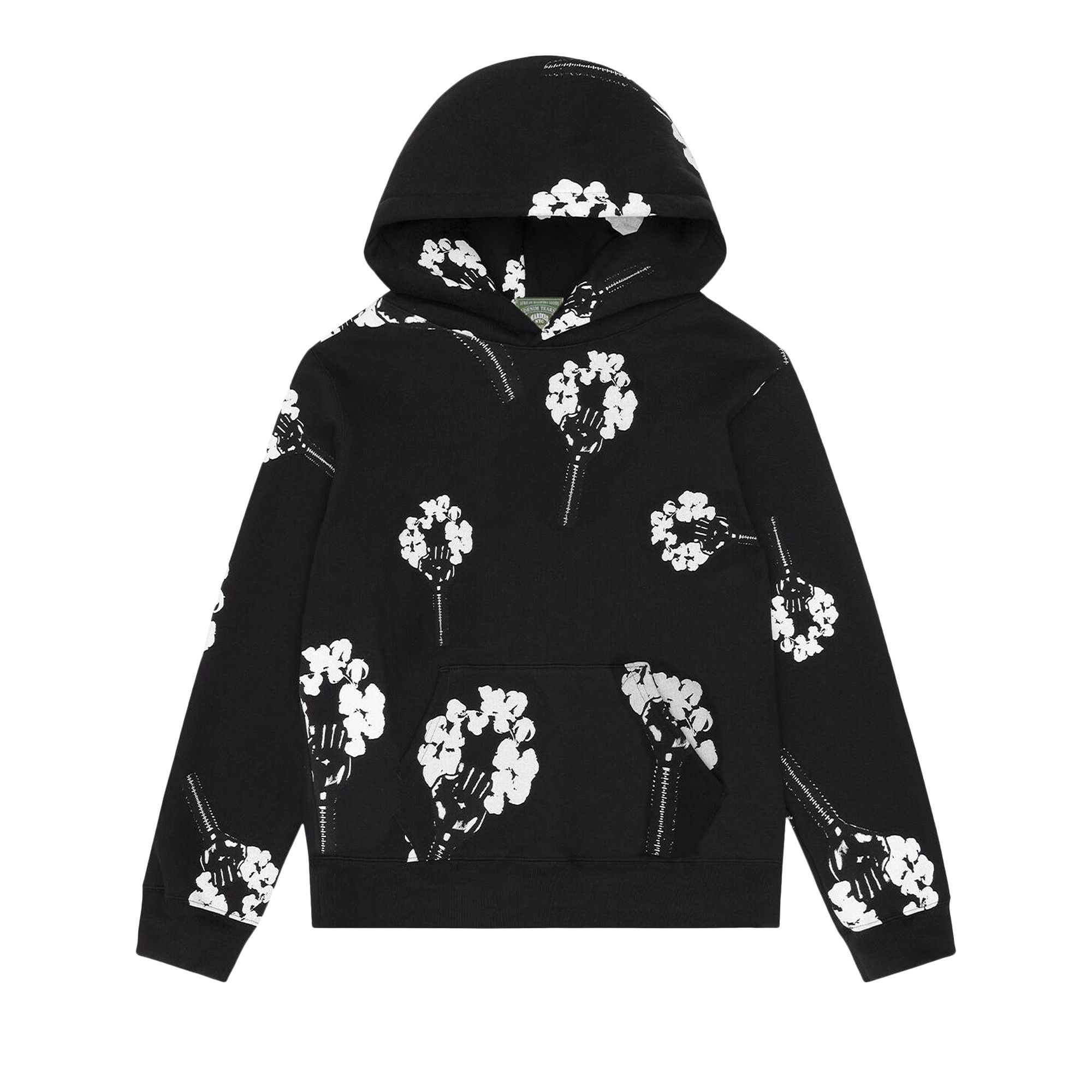 Buy Denim Tears x Hardies Tears Fist Wreath Hoodie 'Black
