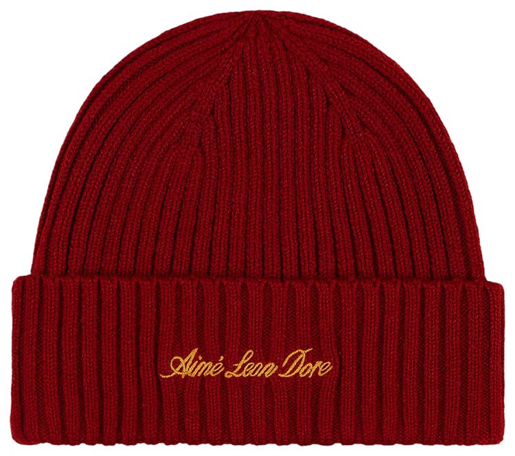 Aime Leon Dore x Porsche Cashmere Beanie Tango Red
