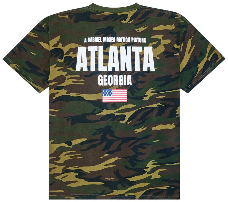 GREATEST x Gabriel Moses Friends  Family Camo T Shirt