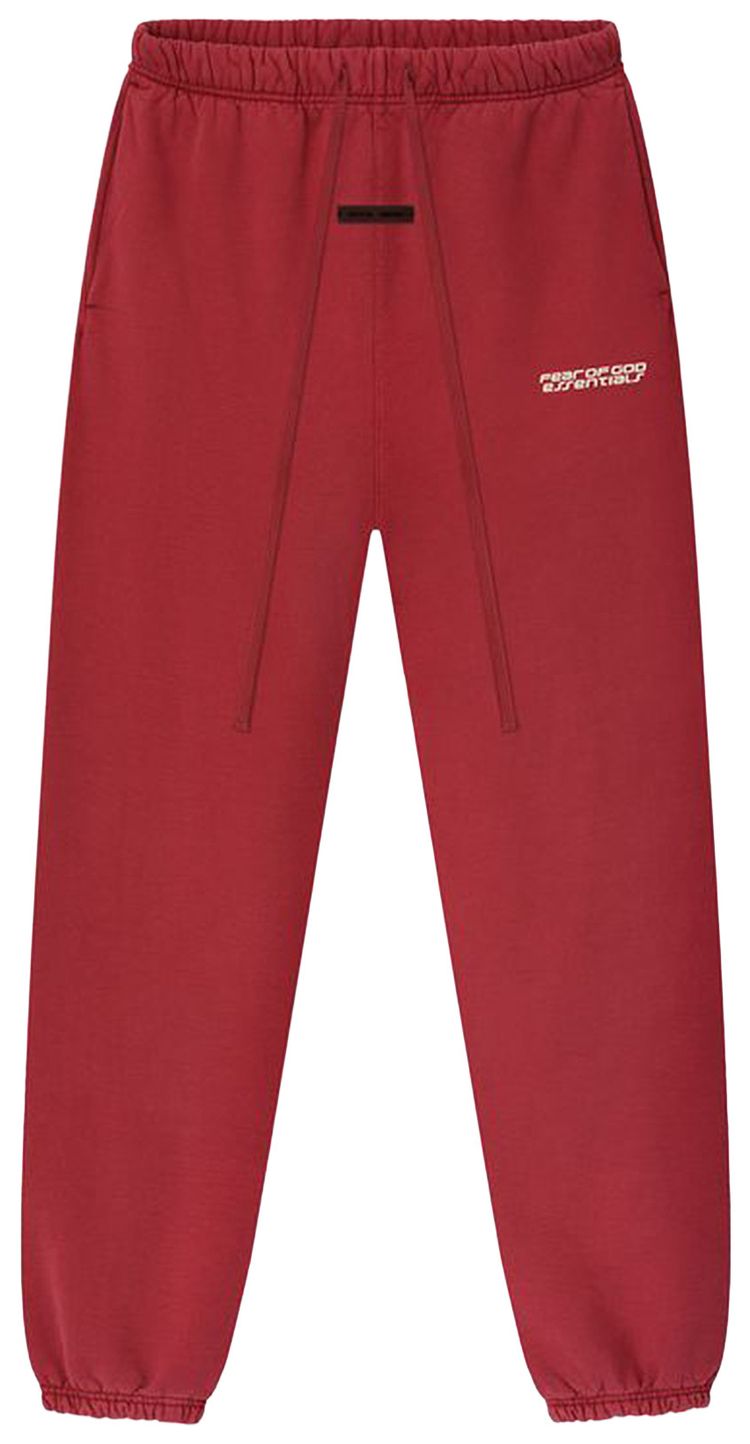 Fear of God Essentials Heavy Fleece Classic Sweatpant Crimson