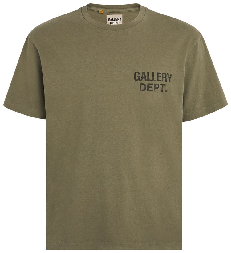 Gallery Dept Cotton Souvenir T Shirt Green