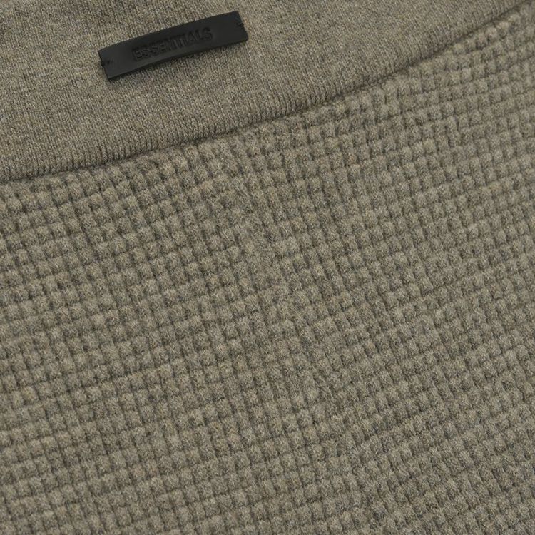 Fear of God Essentials Waffle Biker Short Homestead Heather