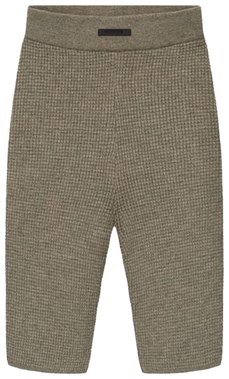 Fear of God Essentials Waffle Biker Short Homestead Heather