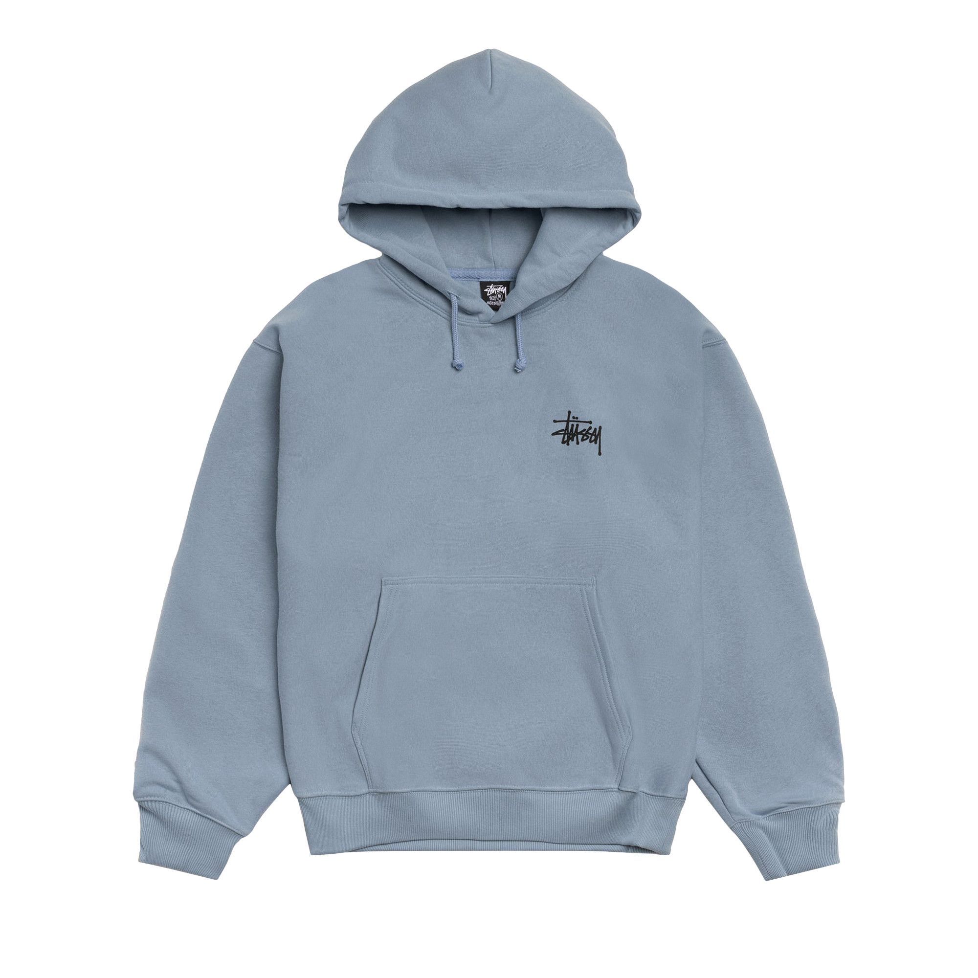 Buy Stussy Basic Hoodie 'Slate' - 1925000 SLAT | GOAT