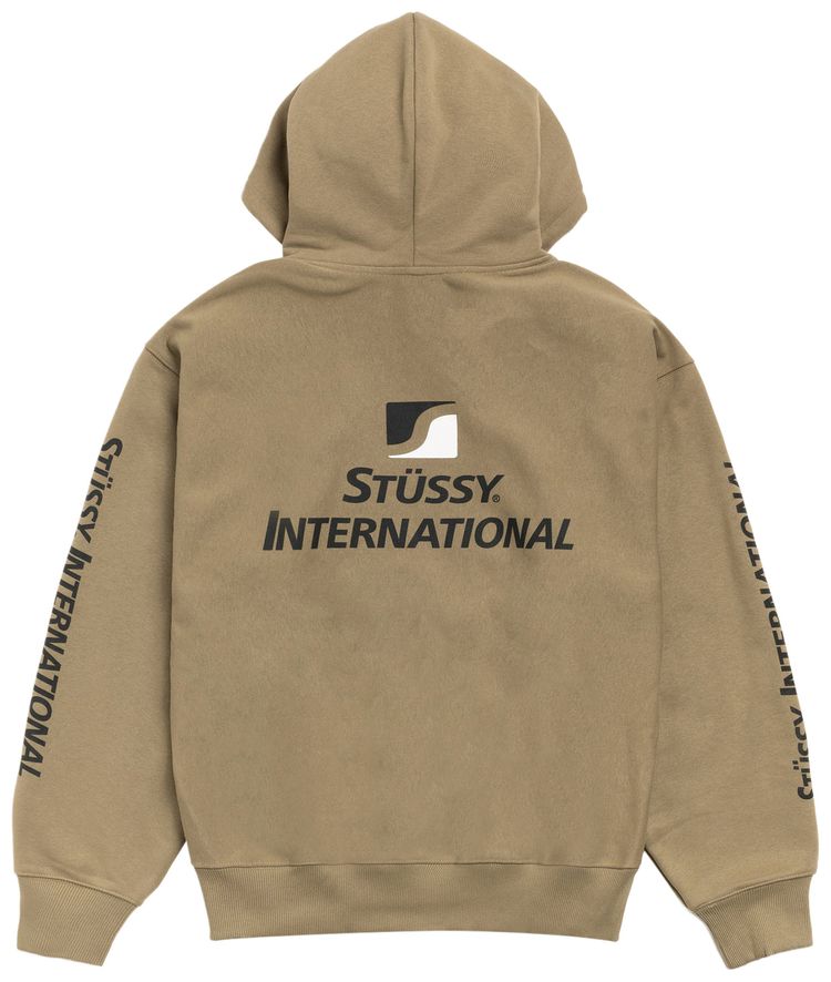 Stussy International Zip Hoodie Army